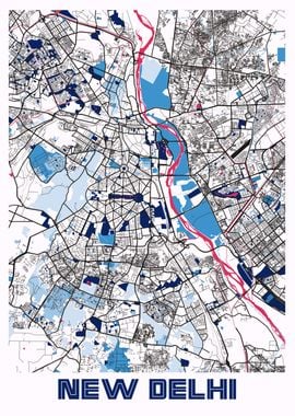 New Delhi MilkTea Map