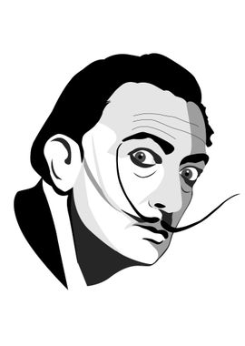 Salvador Dali portrait