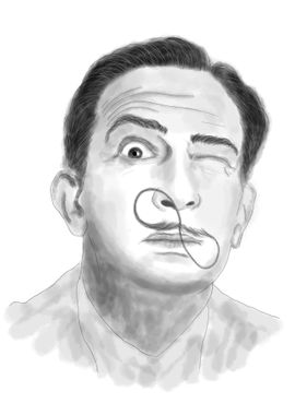 Salvador Dali sktech