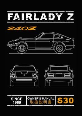 Blueprint of the 240Z