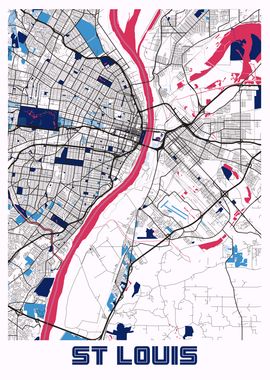 St Louis MilkTea Map