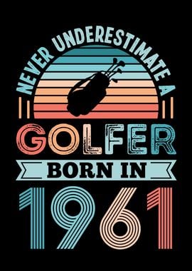 Golfer born 1961 Golfing