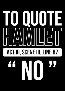 Hamlet No Hipster and Geek