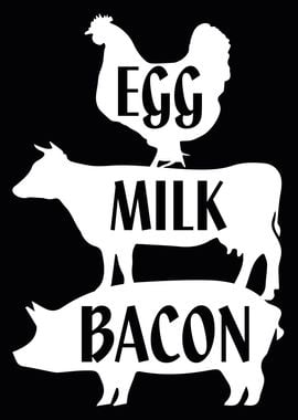 egss bacon milk