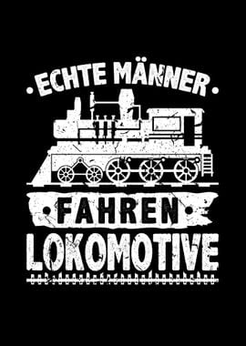 Mann Lokomotive Eisenbahn