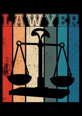 Lawyer and scales