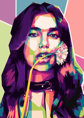 Dua Lipa Popart WPAP