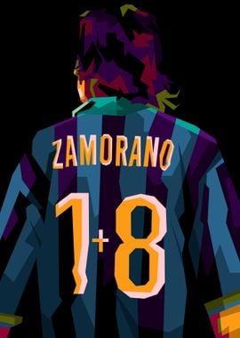 Zamorano in popart