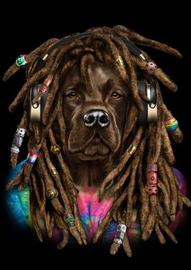 Retriever with Dreadlocks