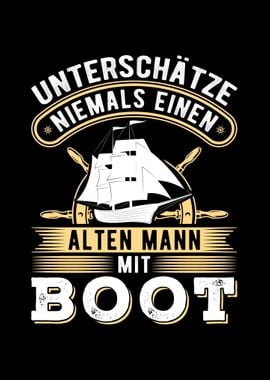 Alten Mann Boot Seemann