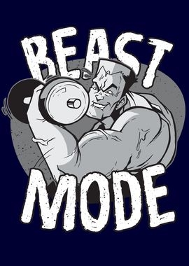 Bodybuilder Beast Mode