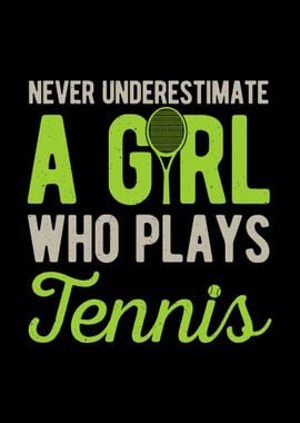 Funny Tennis Girl