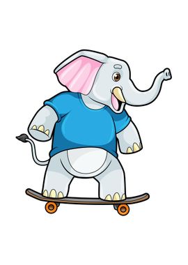 Elephant Skater Skateboard