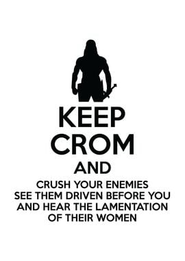 Keep Crom Crush Enemies