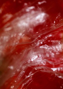 Plastic bag abstract macro