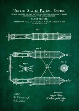 41 Marine Torpedo Patent 