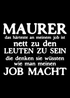 Maurer Handwerker Baustell