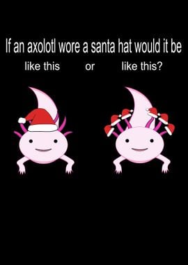 Axolotl Funny Christmas