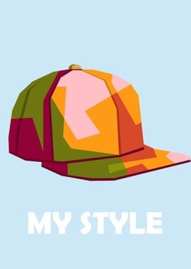 Snapback in popart