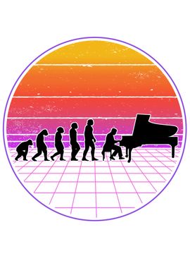 Piano Evolution Vaporwave