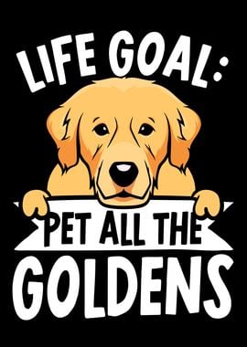 Pet All The Goldens