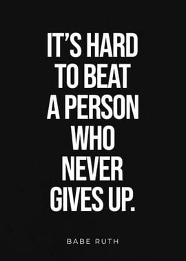 Never Give Up