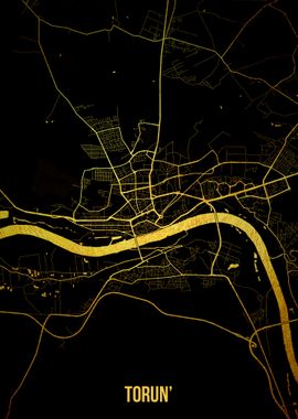 Torun gold map