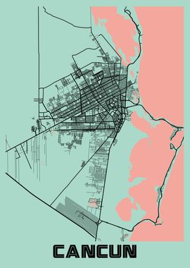 Cancun Peony City Map