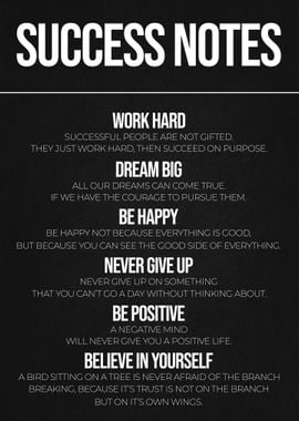 Success Notes