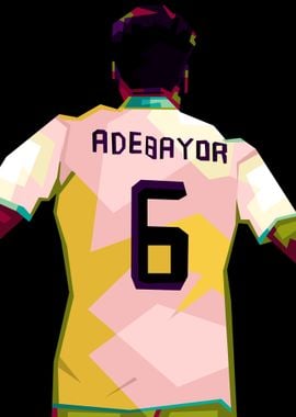 Adebayor in popart