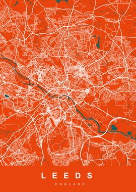 LEEDS Art Map England UK