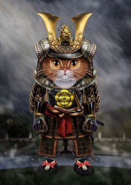 Samurai Cat