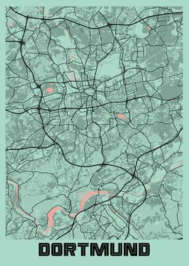 Dortmund Peony City Map