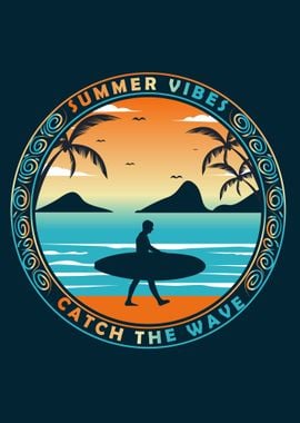 Summer Vibes Surfer