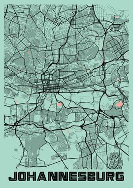 Johannesburg Peony Map