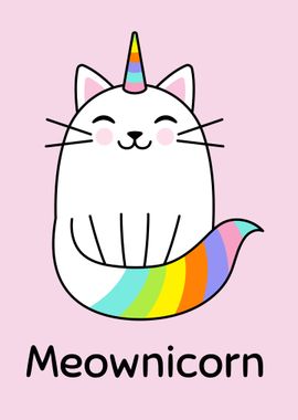 Funny Unicorn Cat