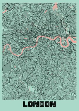 London Peony City Map