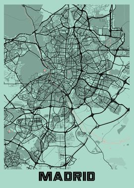 Madrid Peony City Map