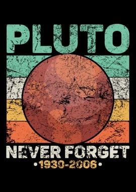 Pluto Never Forget Science