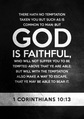 1 Corinthians 10 13