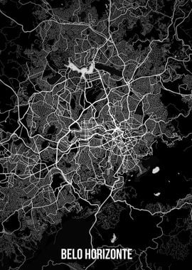 Belo Horizonte dark map