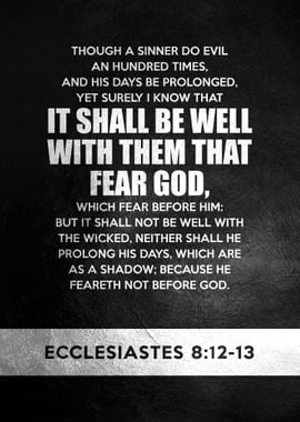 Ecclesiastes 8 12 13