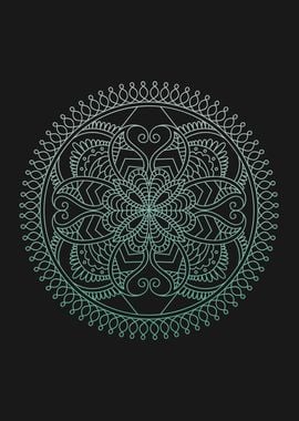 Mandala Line Art