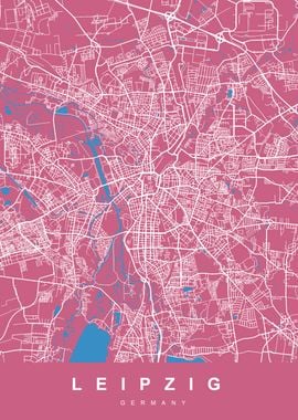 LEIPZIG City Map Germany