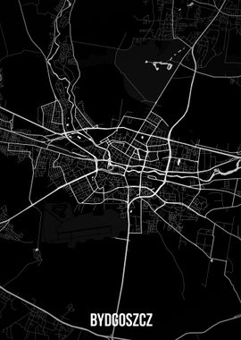 Bydgoszcz dark map