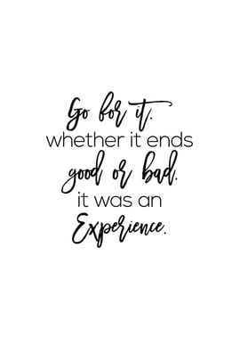 Life Experience Quote