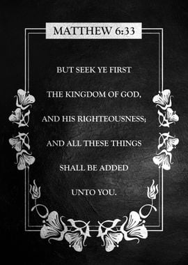 Matthew 6 33