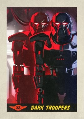 Dark Troopers Mandalorian Card