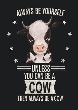 Always be yourself Cow