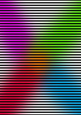 Colorful illusion design